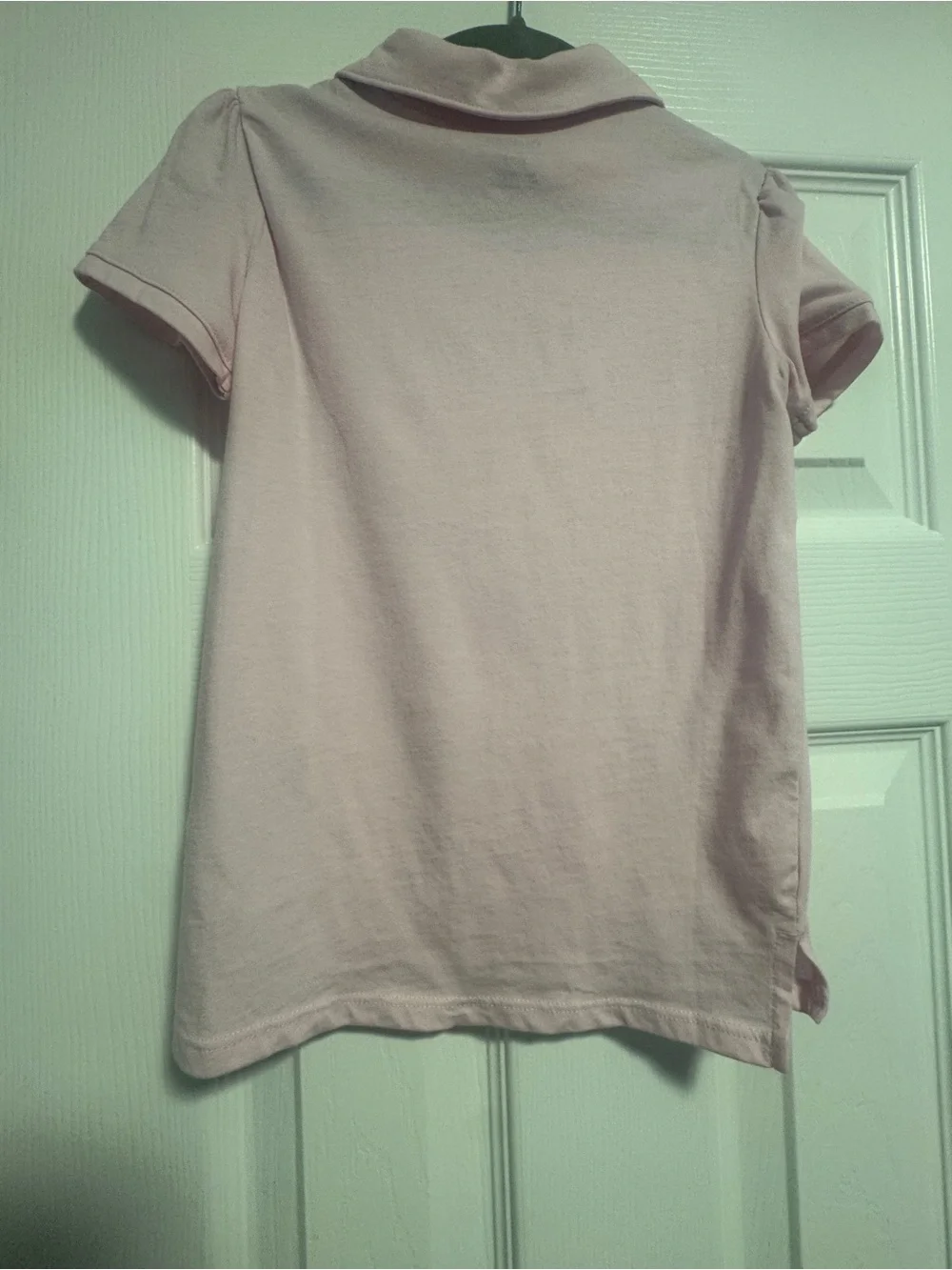 OshKosh B'gosh Light Pink Polo Shirt with Rounded Collar